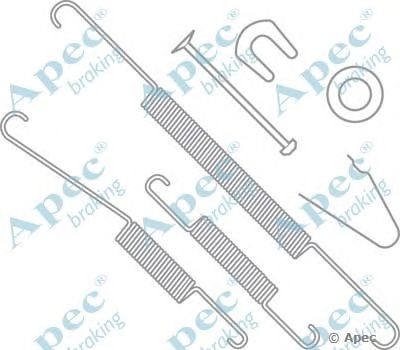 APEC BRAKING kit870 -  Комплектующие, тормозная колодка